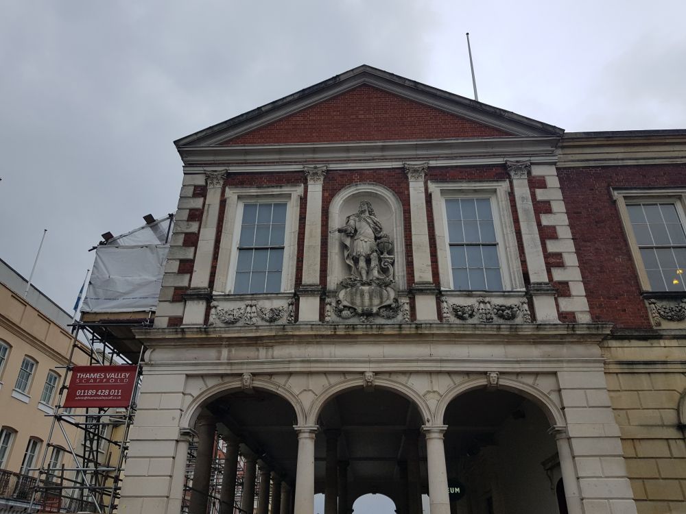 Scaffolding on The Windsor Guildhall